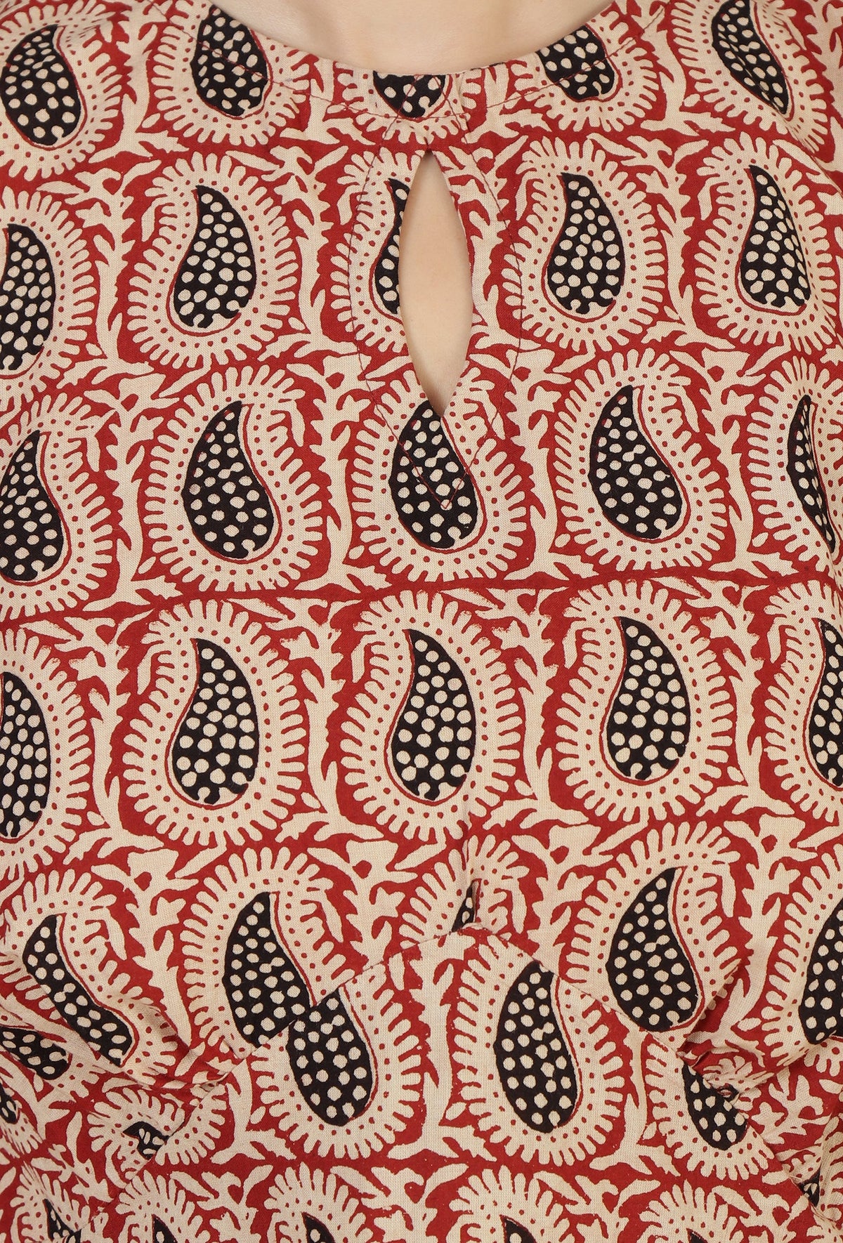 Baagh Hand Block Printed Sleeveless A-Line Kurta サイズ XS