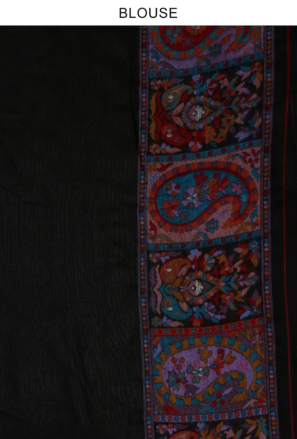 Kani Weave Silk Wool Saree with Unstitched Blouse