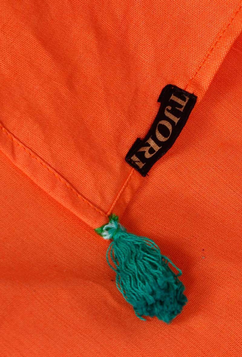 Orange Square Scarf