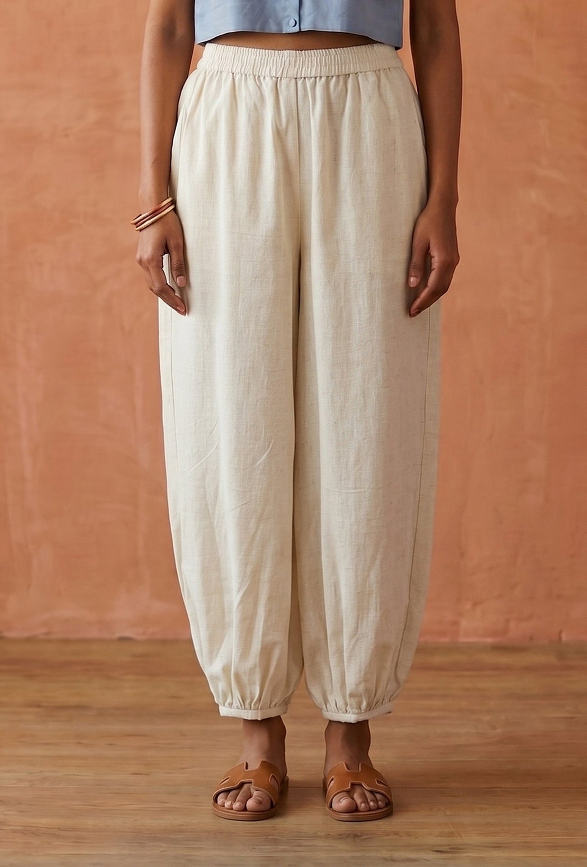Desert Sand Relaxed Hem Pants サイズ XXL
