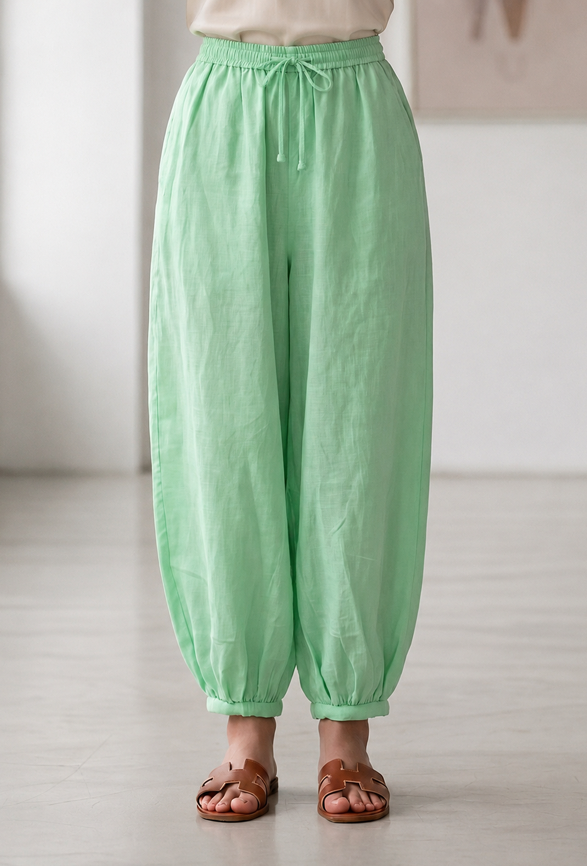 Mint Green Harem Pants サイズ S