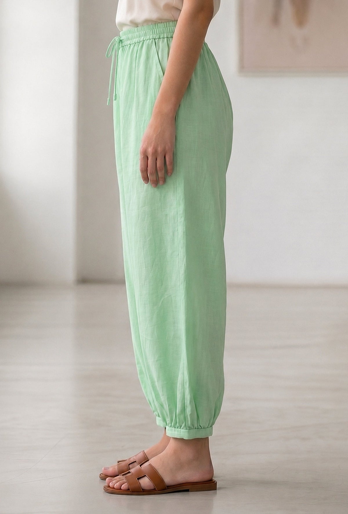 Mint Green Harem Pants サイズ L