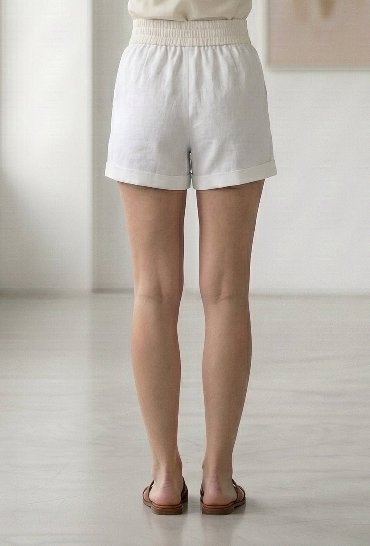 Mocha Mist Tunic & Shorts Co-ord Set シャツ L・サイズ2 XL