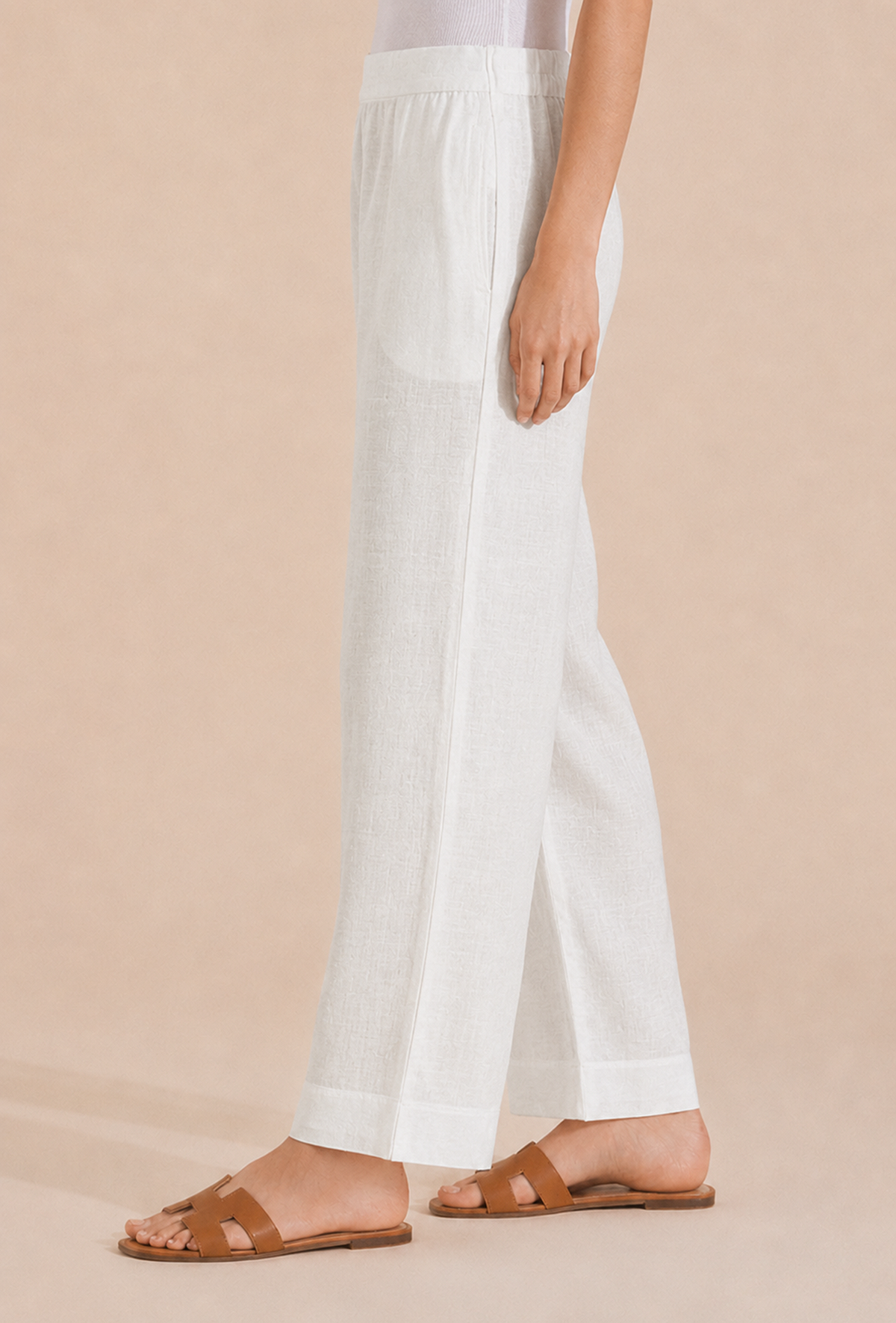 Ivory Breeze Wide-Leg Palazzo サイズ XXXL