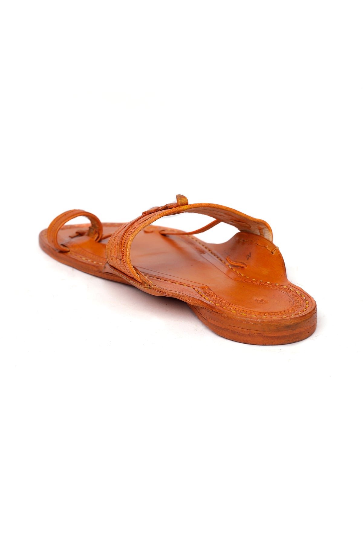 Classic Pure Leather Kolhapuri Flats - For Men サイズ EU42（UK9）