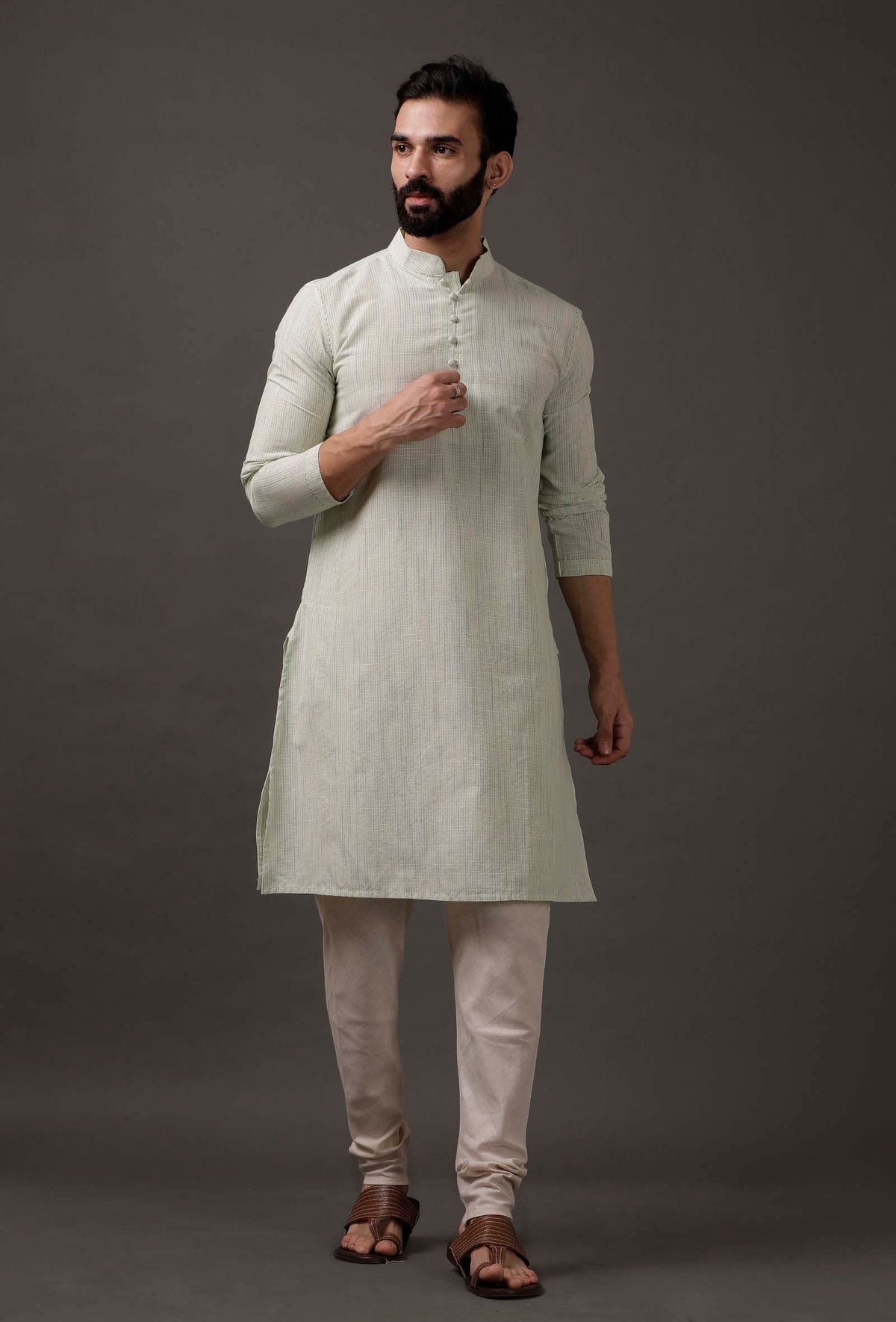 Sea Green Kurta サイズ 46
