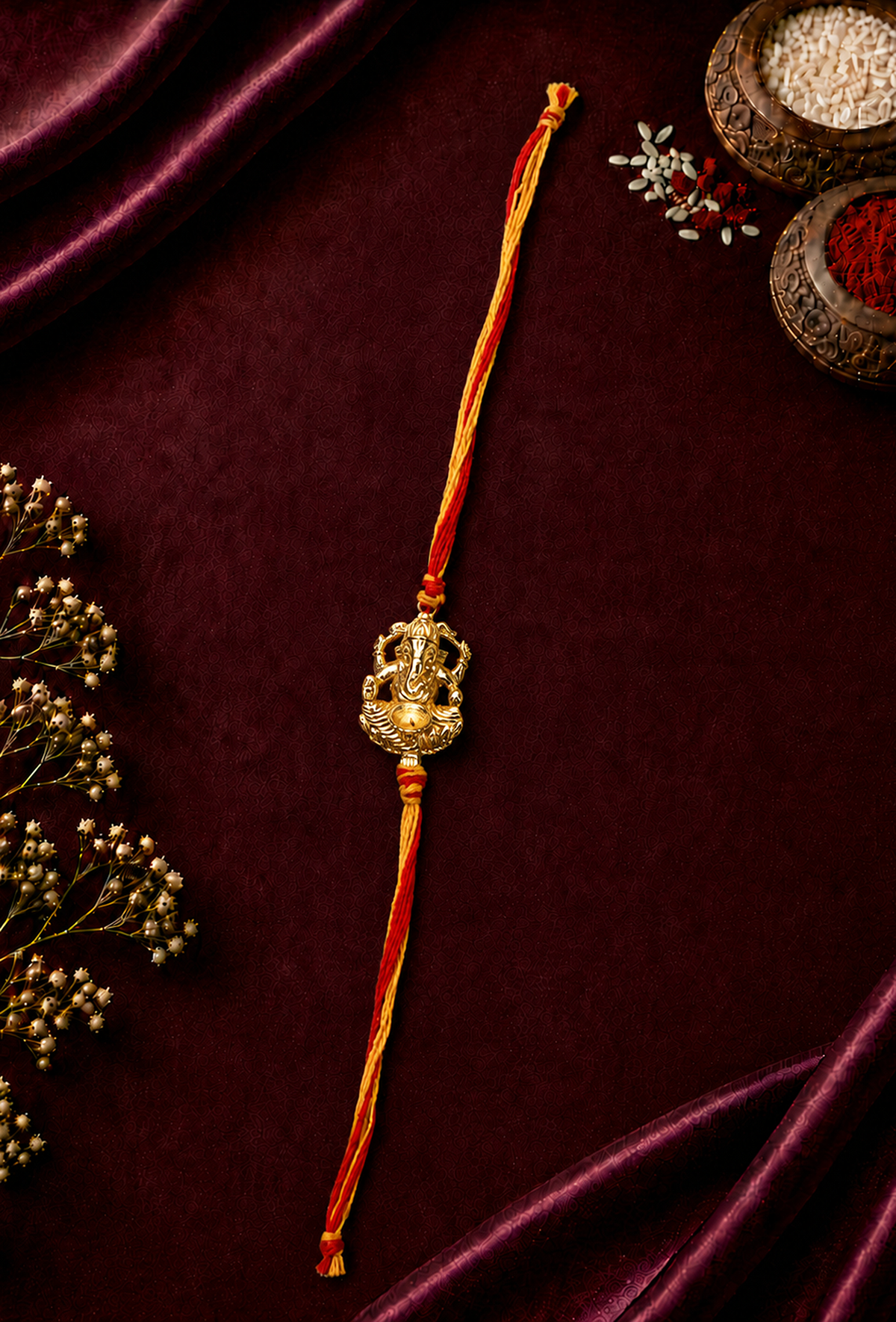 Shree Vighnaharta Ganesha Rakhi (Design 2)