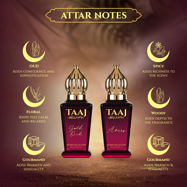 Purely Majestic Attar Combo - 2 x 12ml 12ml