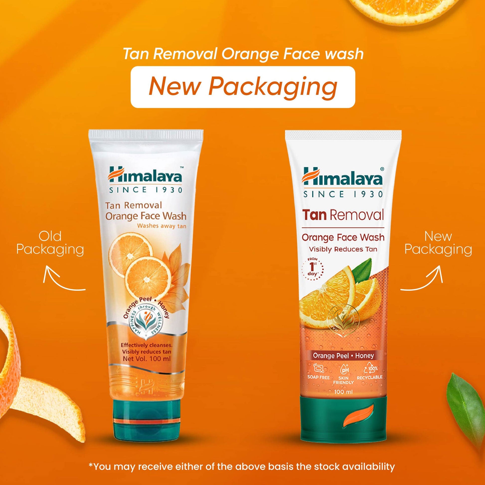 Tan Removal Orange Face Wash 50ml
