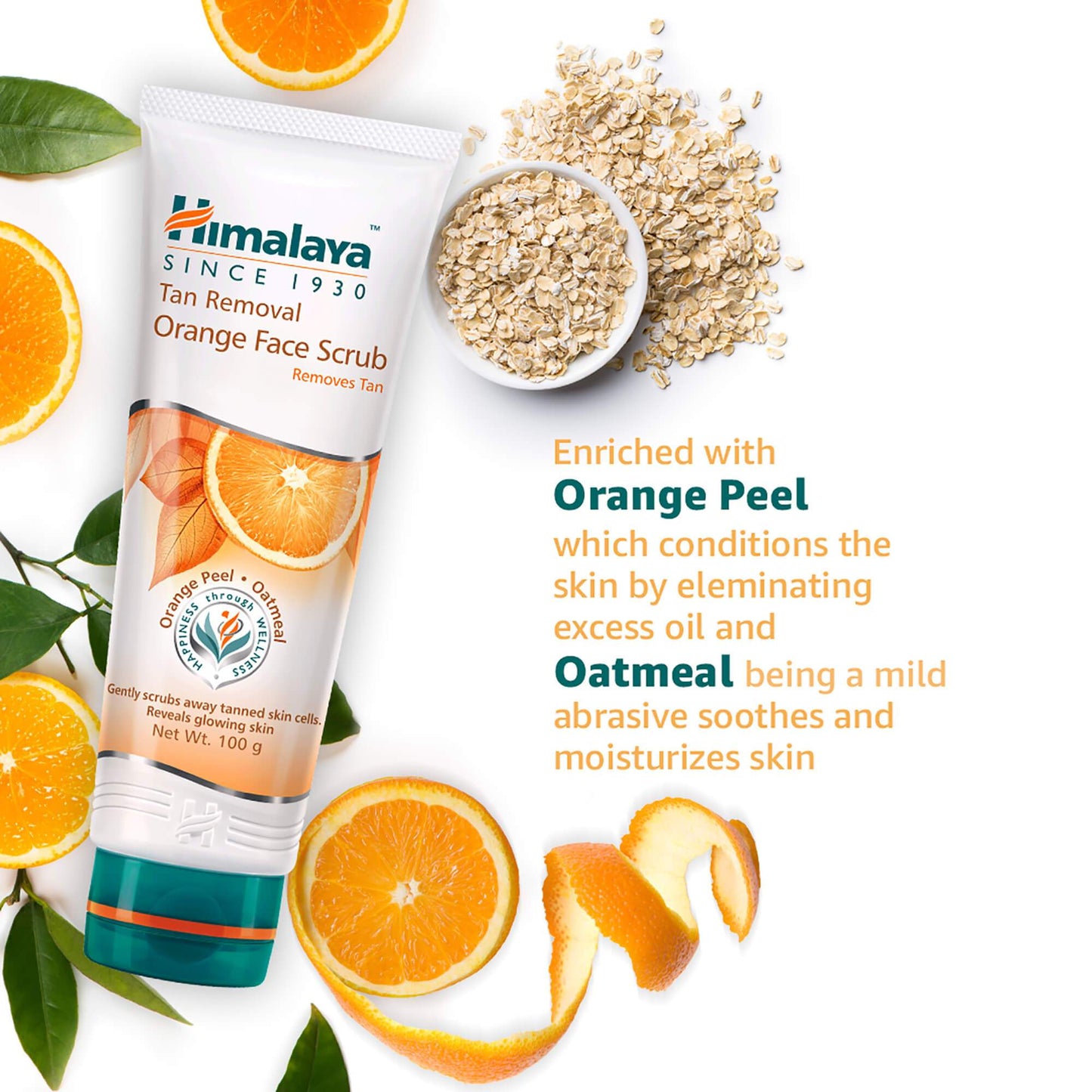 Tan Removal Orange Face Scrub 50g