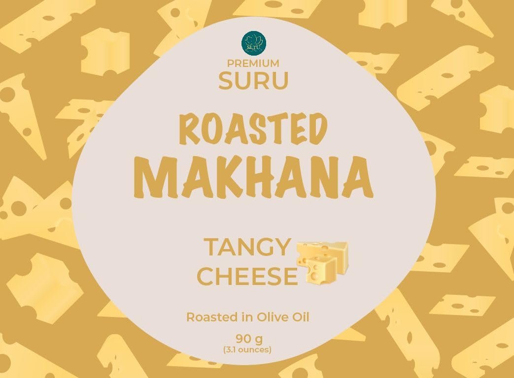 【SURU】 Tangy Cheese Roasted Makhana｜タンギーチーズ ローストマカナ（ハスの実）｜90g