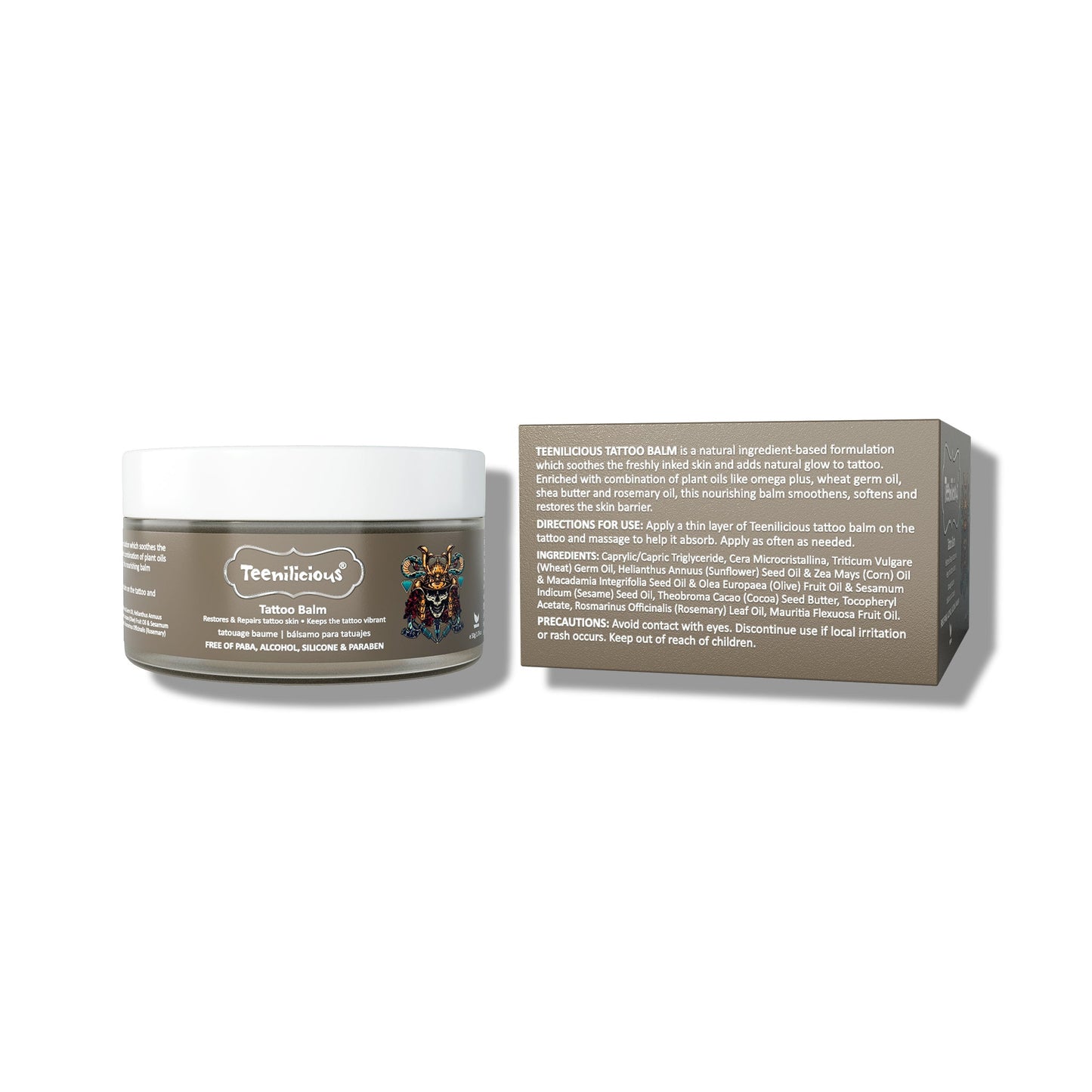 Teenilicious Tattoo Balm - Tattoo Aftercare Cream For Old & New Tattoos
