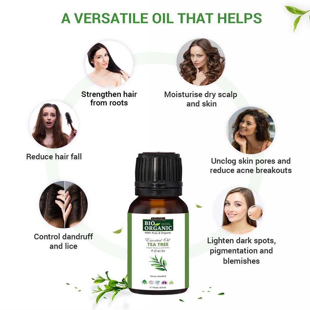 Pure & Organic Tea Tree Essential Oil - 15ml 15ml