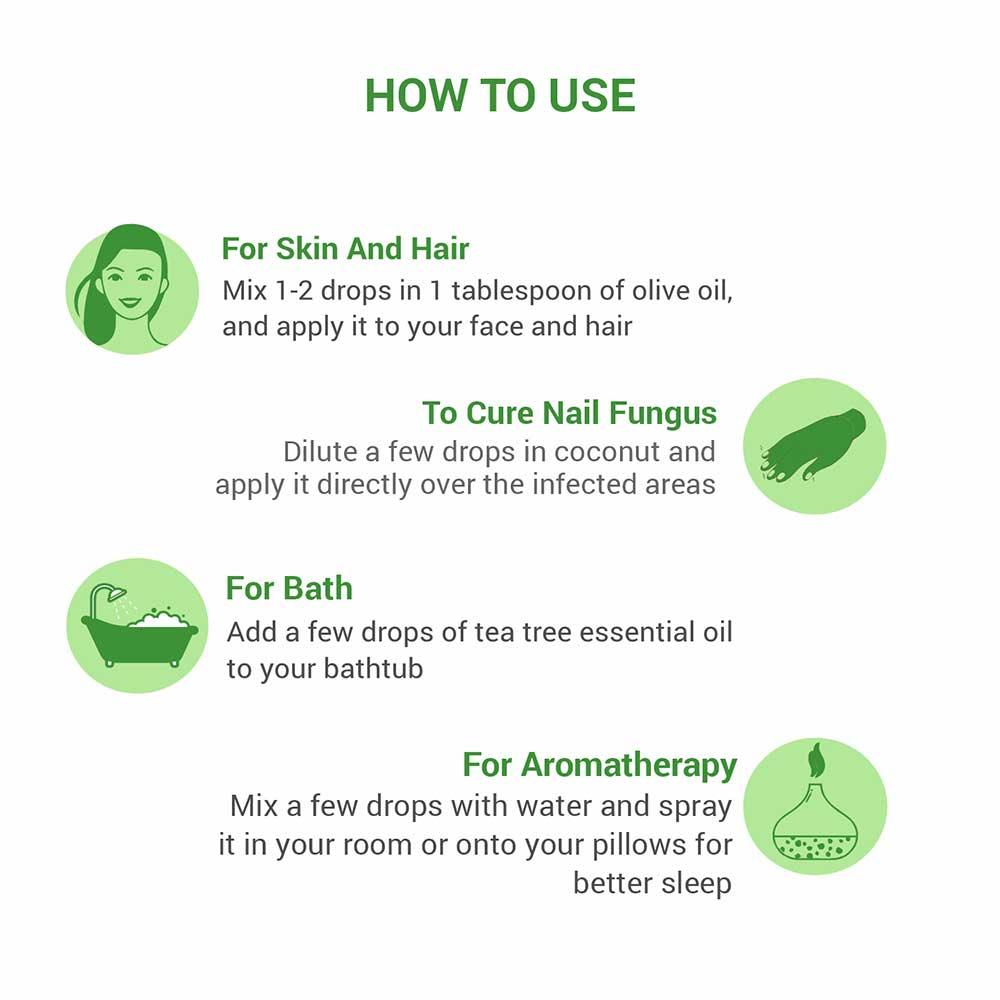 Pure & Organic Tea Tree Essential Oil - 15ml 15ml