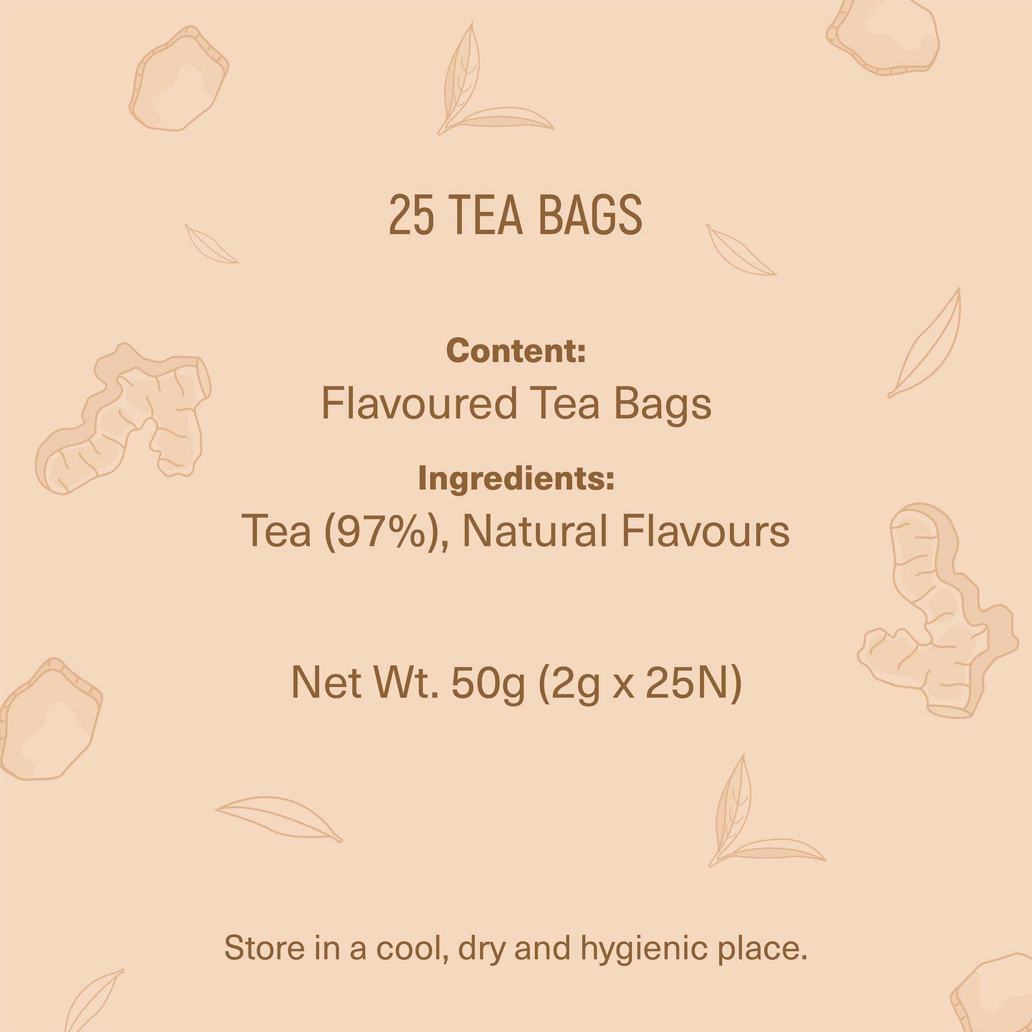 Ginger Black Tea – 25 Tea Bags 25 Tea Bags