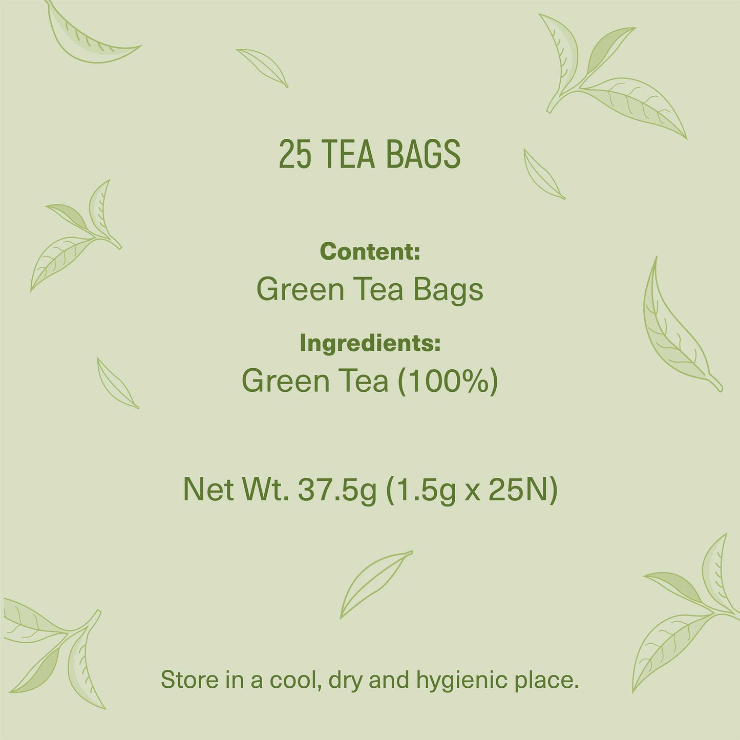 Classic Green Tea – 25 Tea Bags 25 Tea Bags