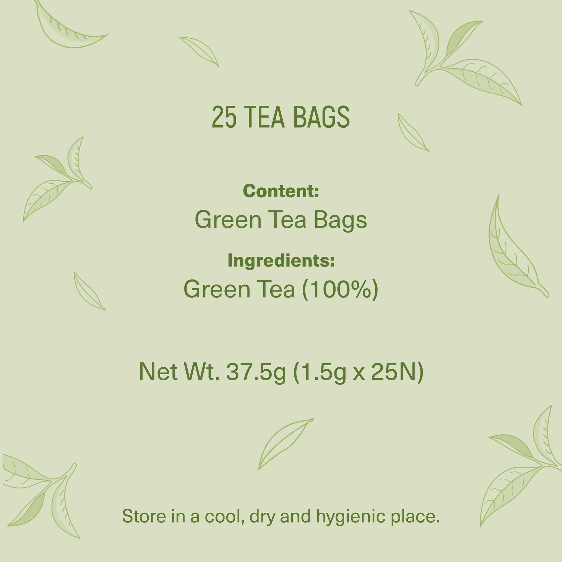 Classic Green Tea – 25 Tea Bags 25 Tea Bags