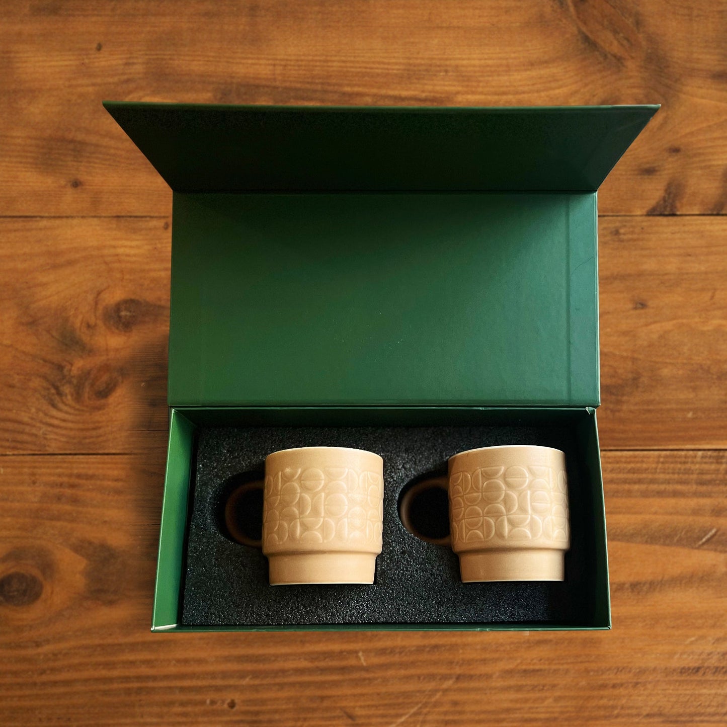 TerraCraft Collection Desert Dune Mug  – 380 ml ( Set of 2, Beige ) 380ml