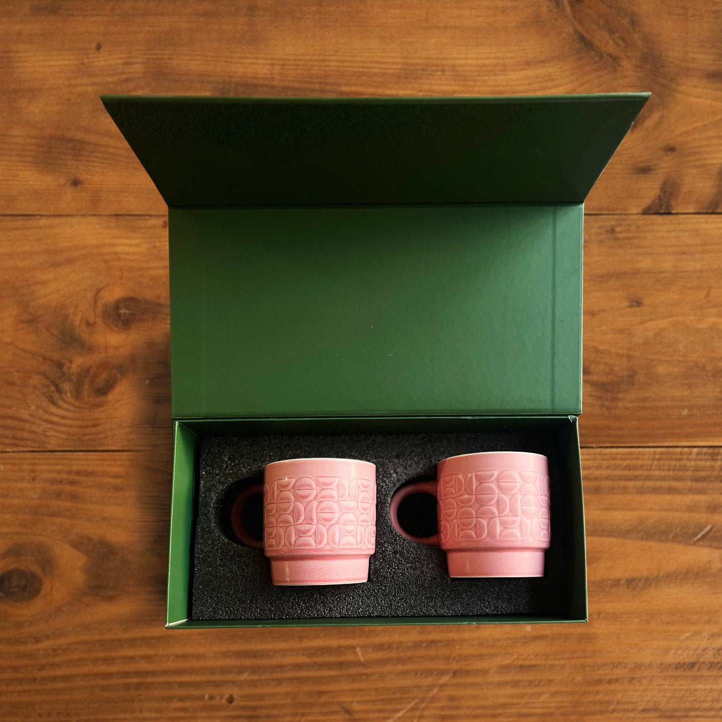 TerraCraft Collection Dusky Rose Mug  – 380 ml ( Set of 2, Pink ) 380ml