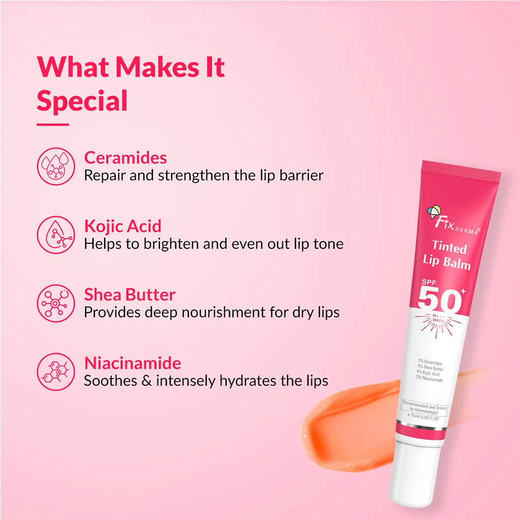 Brightening & Tinted Lip Balm with SPF 50+