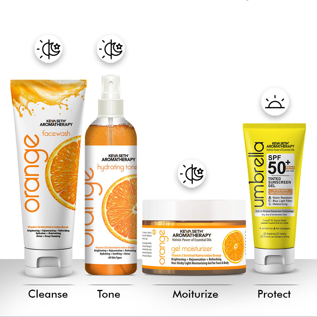 Umbrella Tinted Mineral Sunscreen Gel SPF50 PA+++ Moisturizing, Water-Resistant, Blue Light Filter, Water-Resistant, Dry Touch, No White Cast, Tinosorb M + Titanium Dioxide 50ml