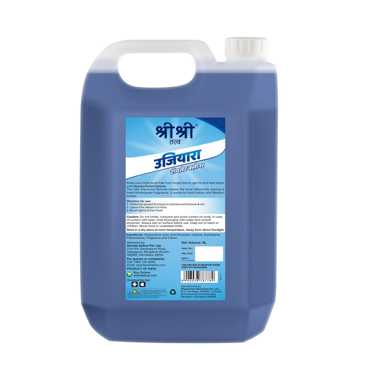 Ujjiyara Toilet Cleaner Winter Green - Removes Stains & Bad Odour,  5 L 5L