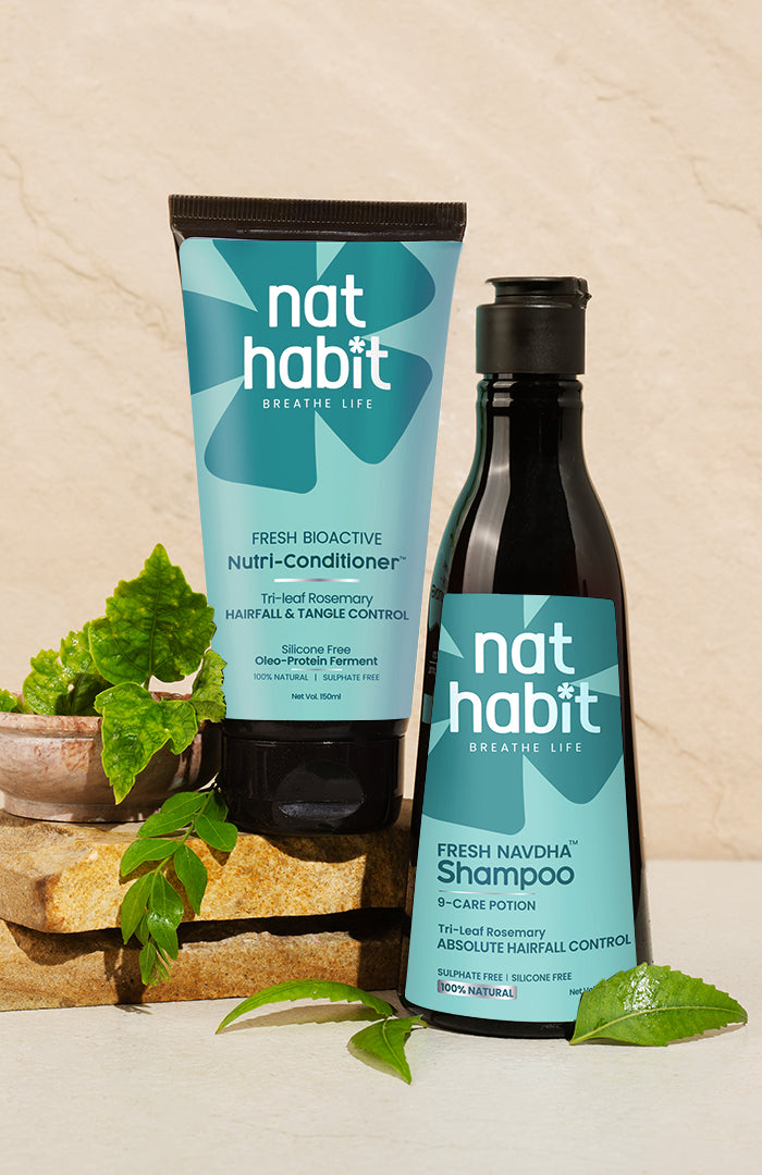 Tri-Leaf Rosemary Navdha Shampoo & Nutri-Conditioner 250ml + 150ml