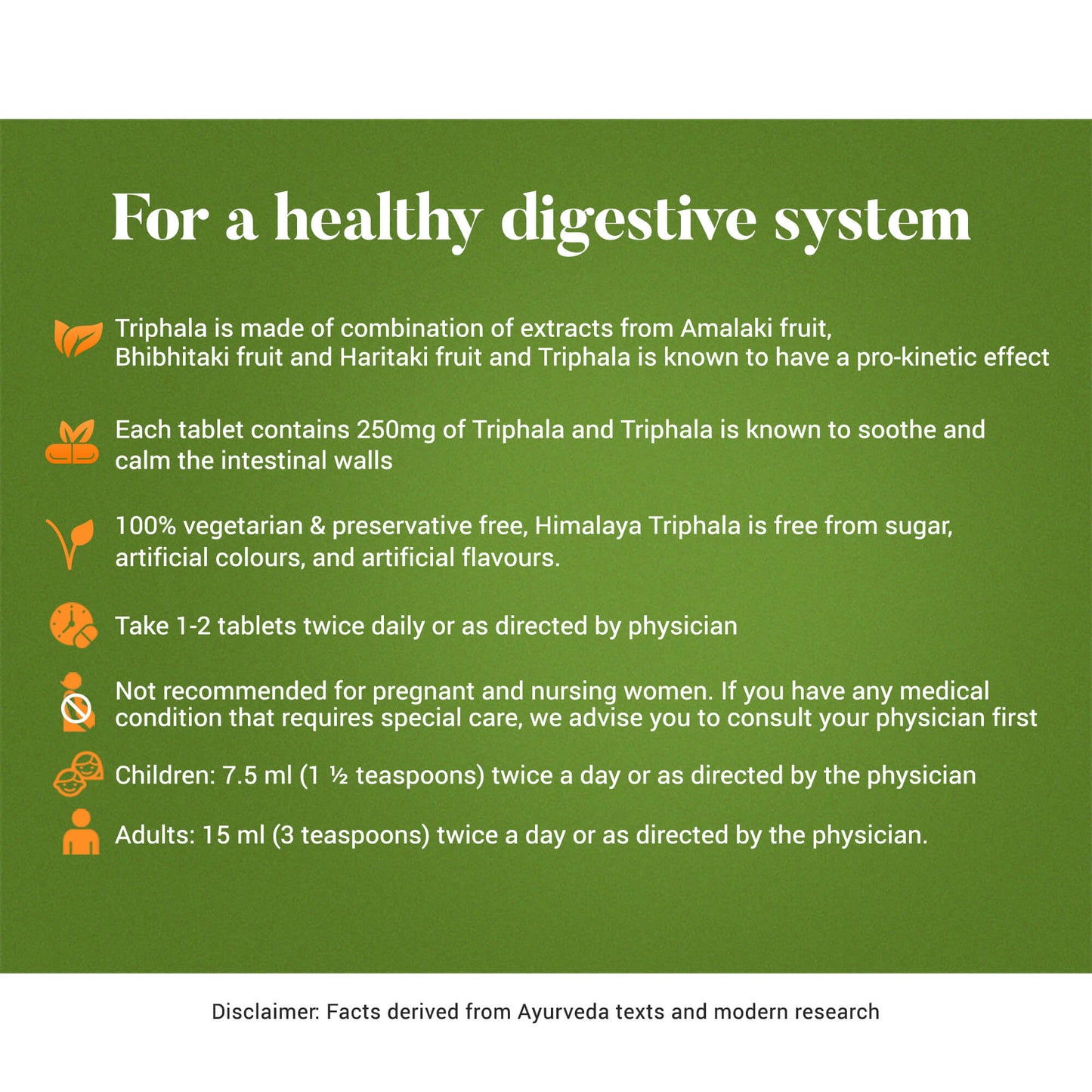 Triphala 60 Tablets
