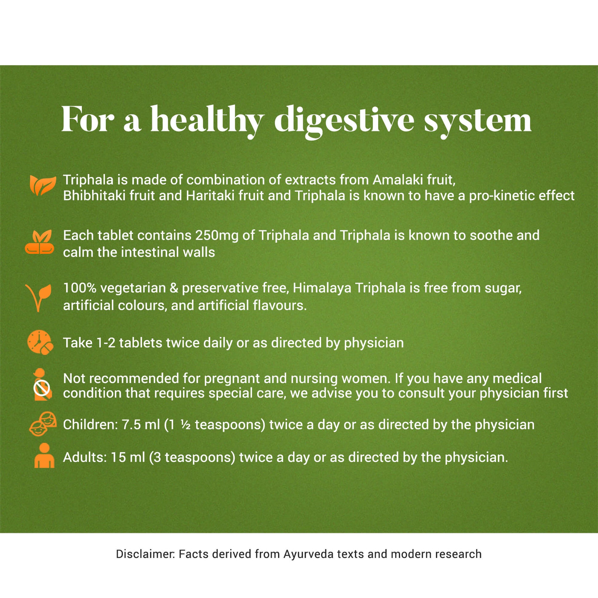 Triphala 60 Tablets