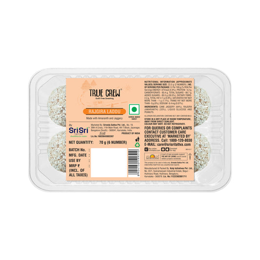 TRUE CREW Rajgira Laddu, 70g 70g