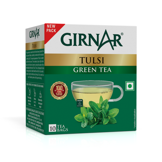 Green Tea Bags - Tulsi 10 Tea Bags