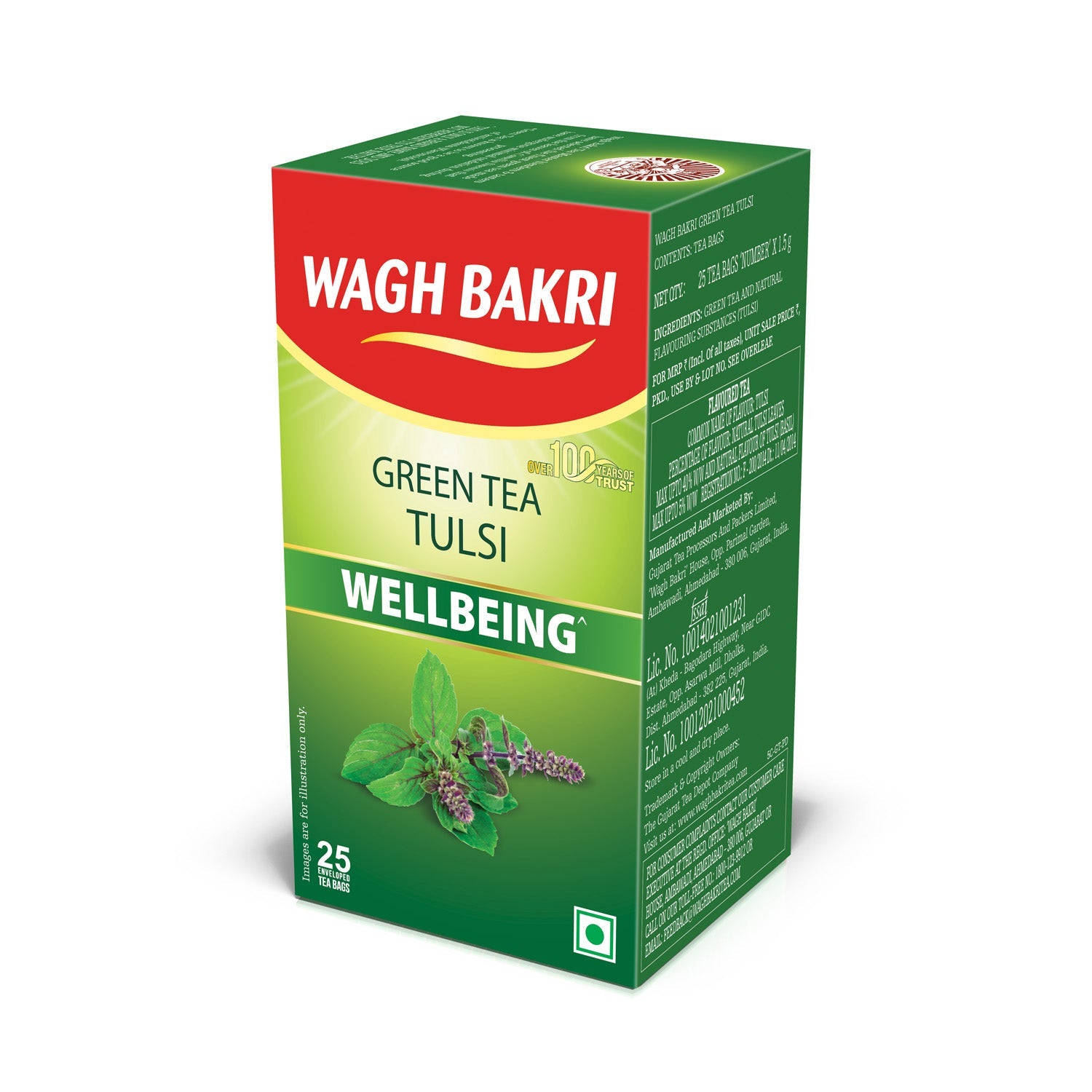 Tulsi Green Tea Bags