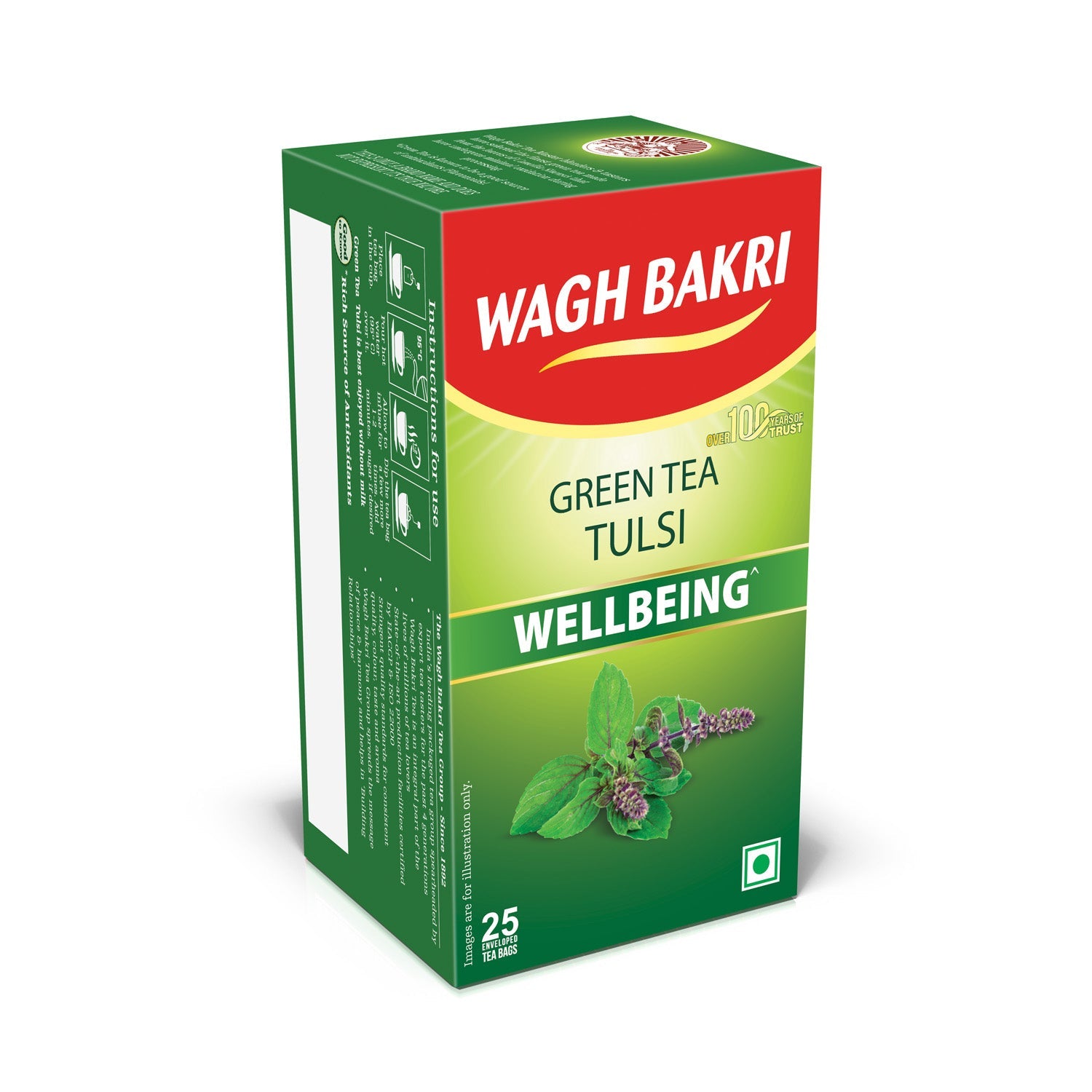 Tulsi Green Tea Bags