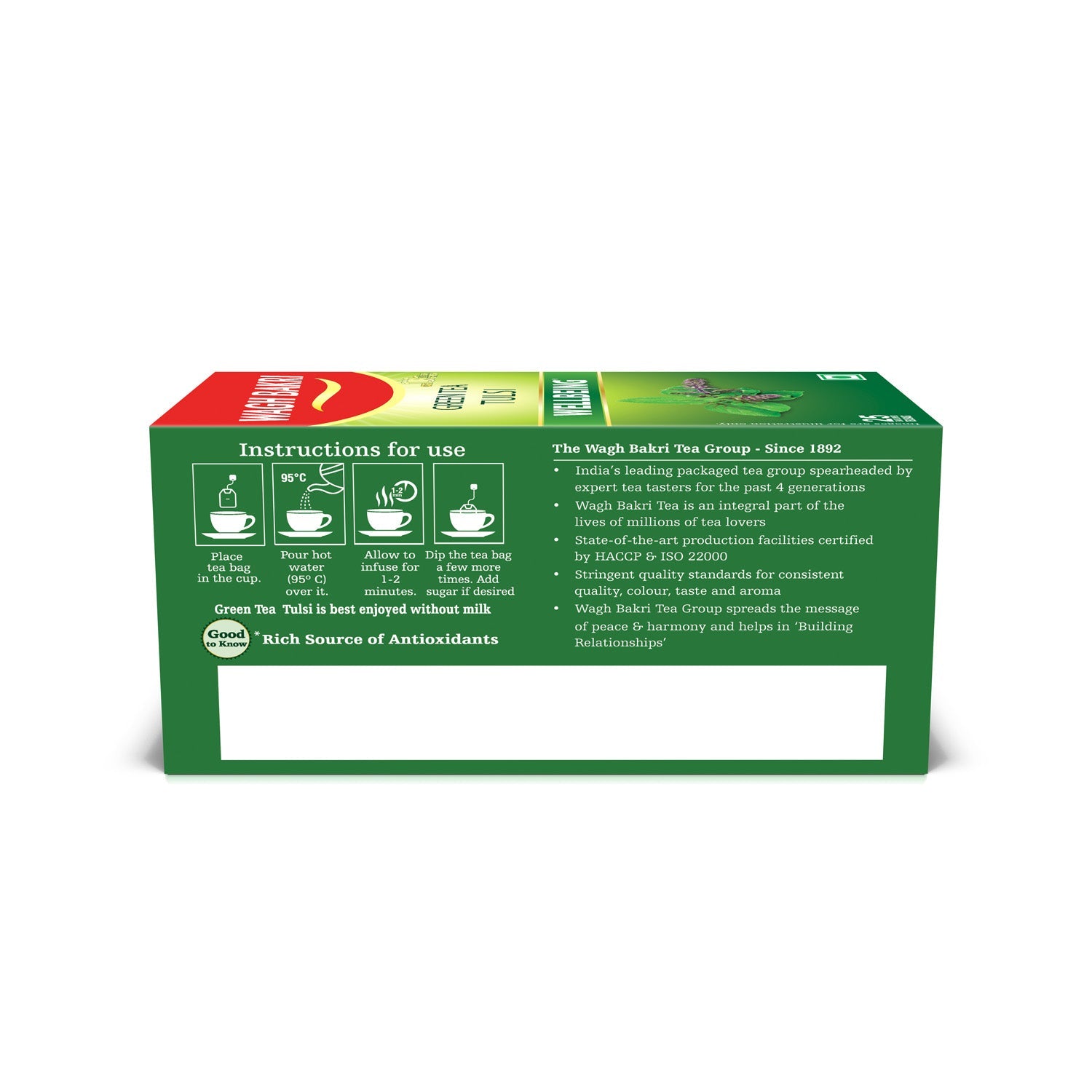 Tulsi Green Tea Bags