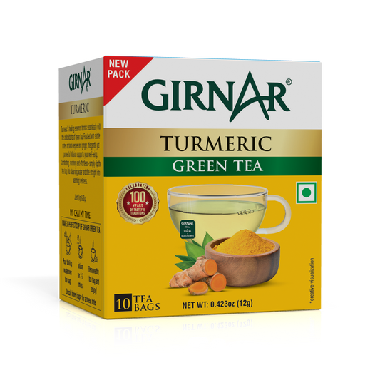 Green Tea Bags - Turmeric 10 Tea Bags
