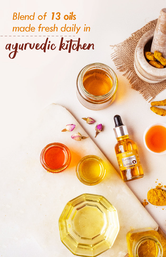 Pure Turmeric Rosehip Mukhalaya Face Oil 15ml