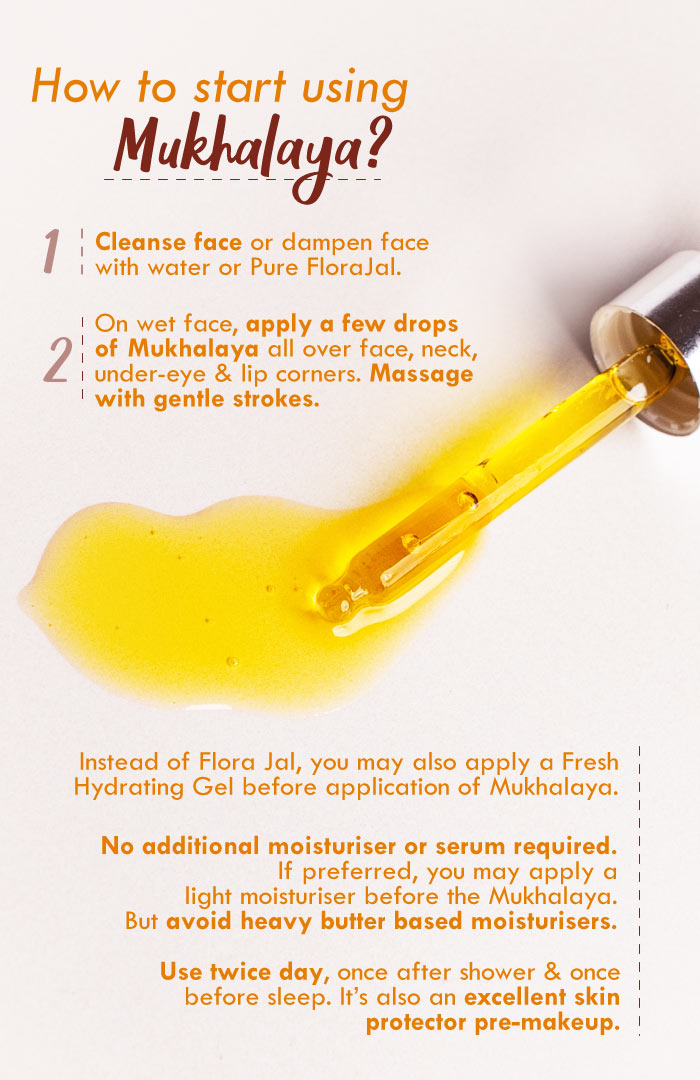 Pure Turmeric Rosehip Mukhalaya Face Oil 15ml