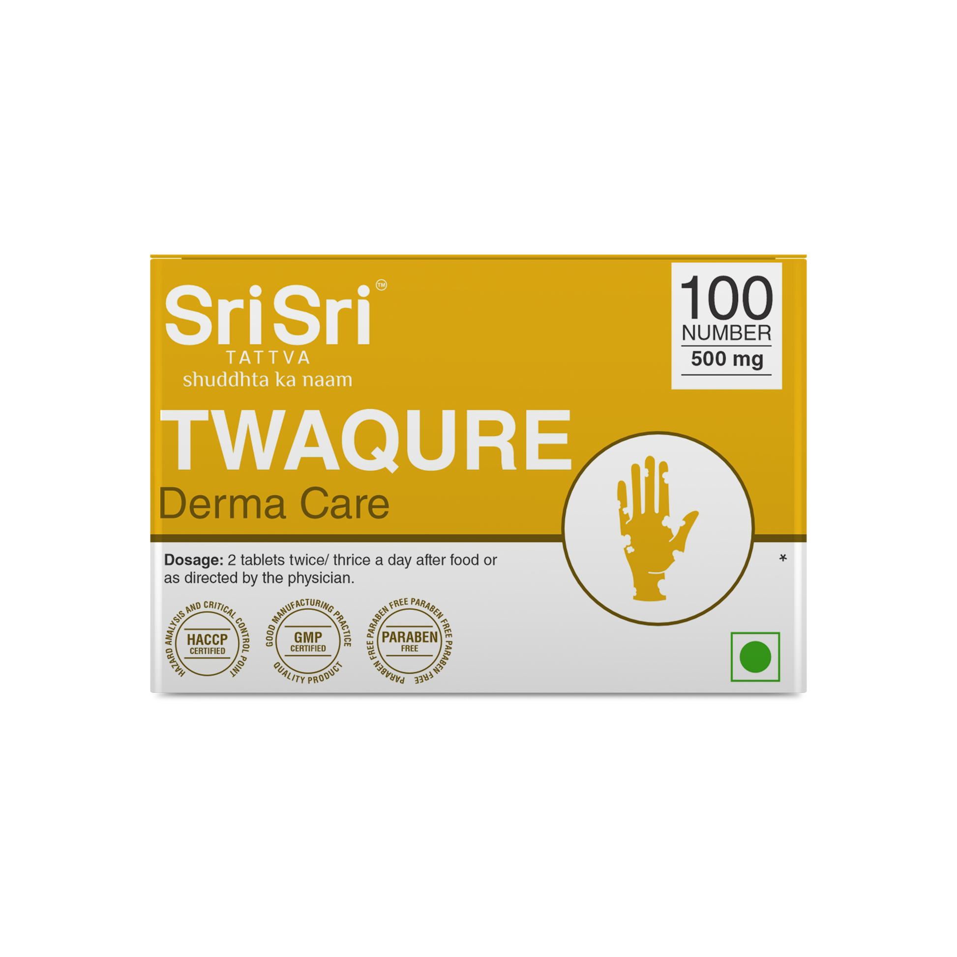 Twaqure, Derma Care | 500mg 10x10