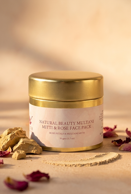Natural Beauty Multani Mitti & Rose Face Pack