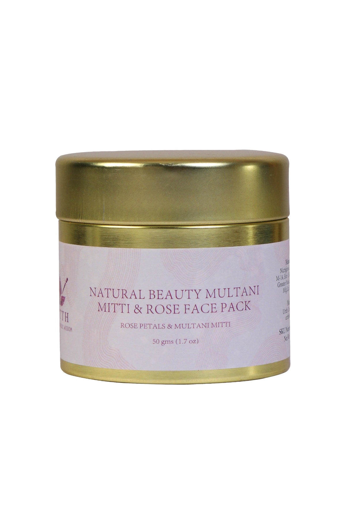 Natural Beauty Multani Mitti & Rose Face Pack