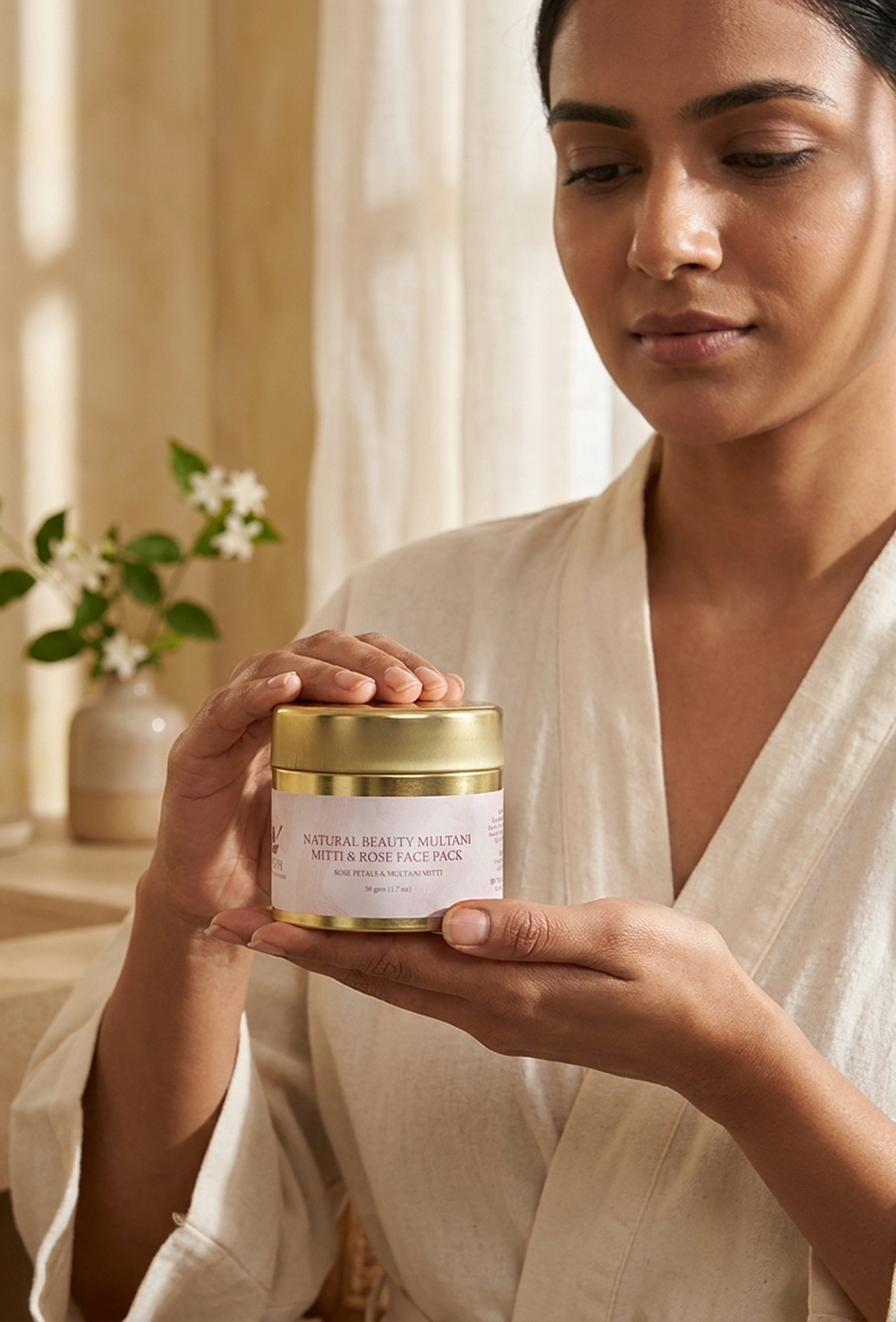Natural Beauty Multani Mitti & Rose Face Pack