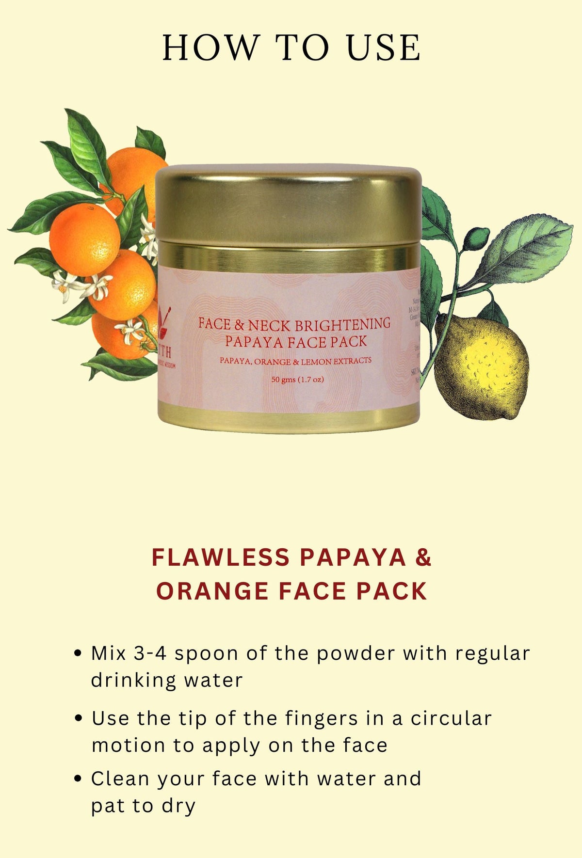 Full Face Care Regime: Kumkumadi, Papaya & Saffron