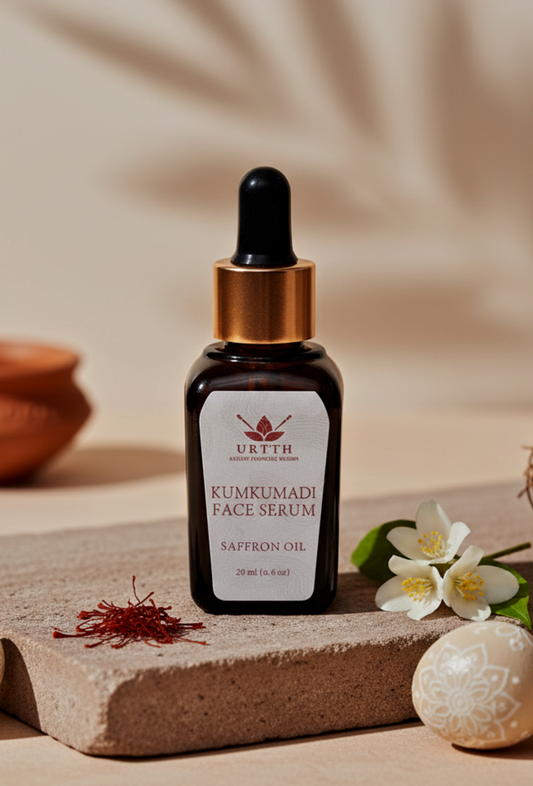 Glow Duo: Kumkumadi Saffron Serum + Papaya Brightening Face Pack