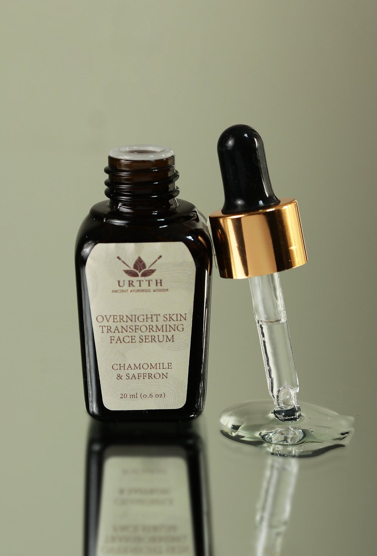Overnight Face Serum with Saffron, Apricot & Grapeseed Oil