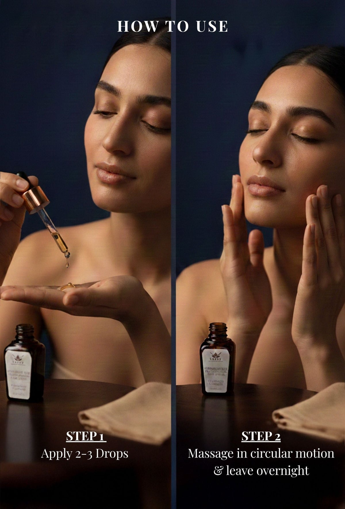 Overnight Face Serum with Saffron, Apricot & Grapeseed Oil