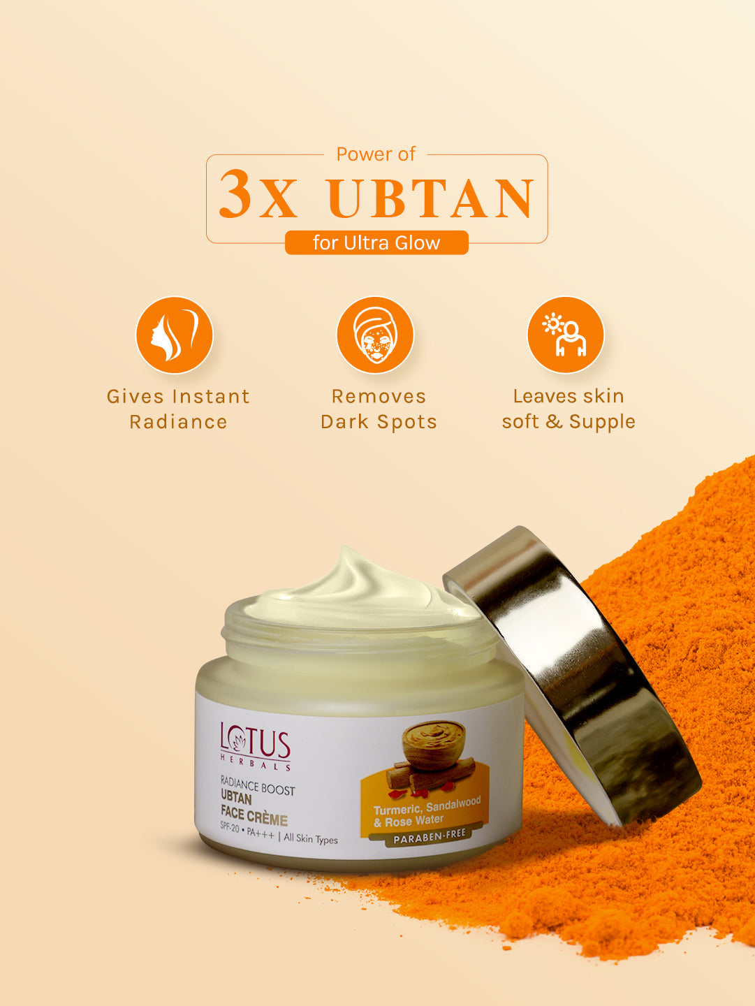 Radiance Boost Ubtan Face Cream 50g