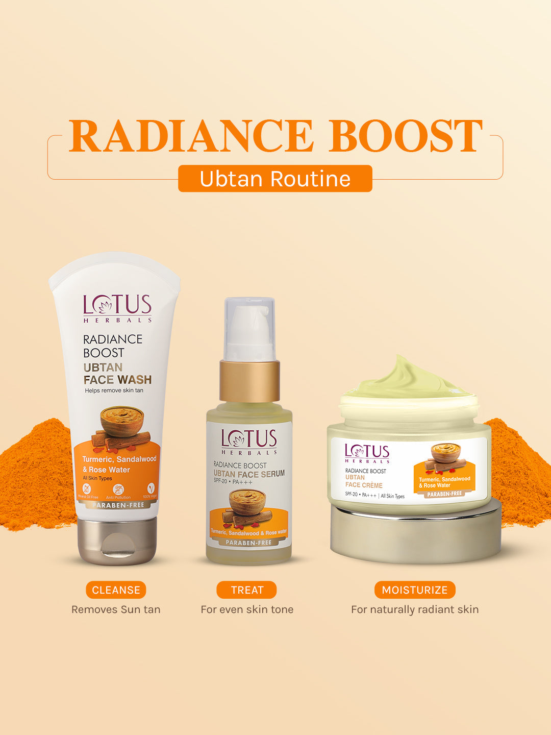 Radiance Boost Ubtan Face Scrub Pack of 2 Pack of 2
