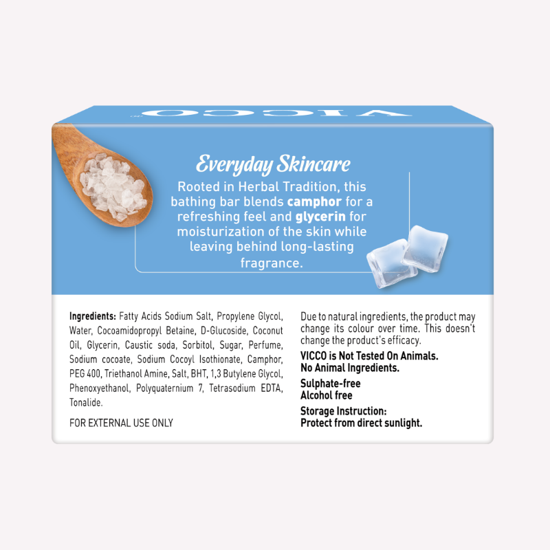 【Vicco】 Camphor Bathing Bar｜カンフル バスソープ｜100g
