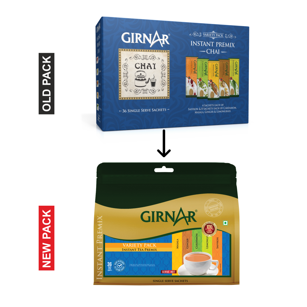 Instant Tea Premix Variety Pack 36 Sachets