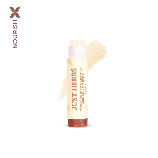 【Just Herbs】 Tinted Lip Balms SPF 20+ Vanilla